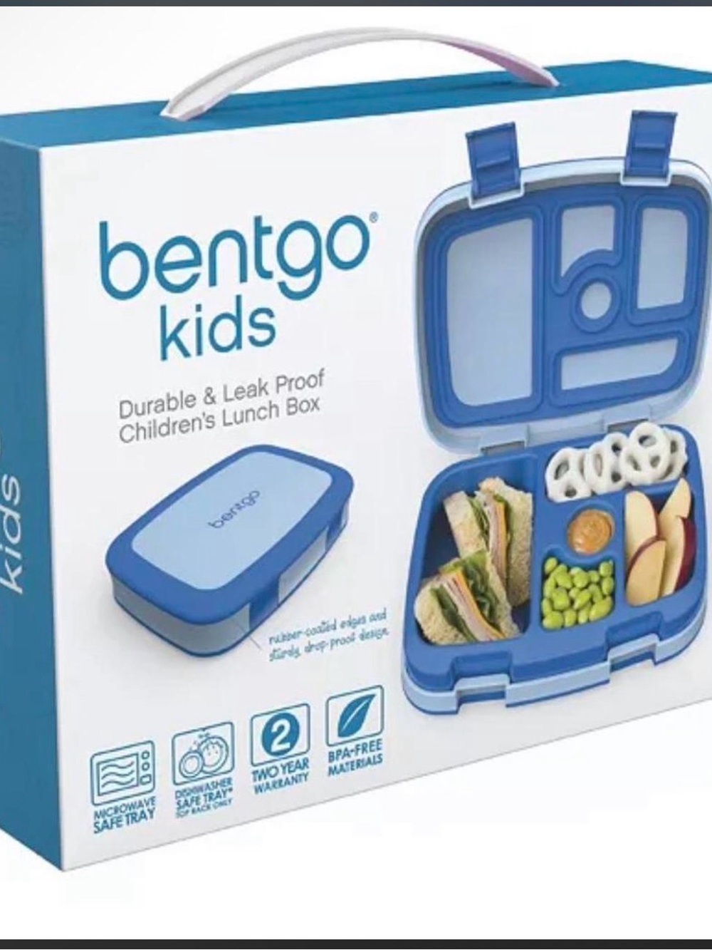 Bentgo Kids Blue Leakproof Children's Lunch Box